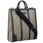 Gucci GG Supreme Tote Leather Details Bag 18927174