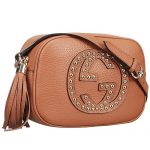 Gucci Soho Disco Studded Bag Brown 18927459