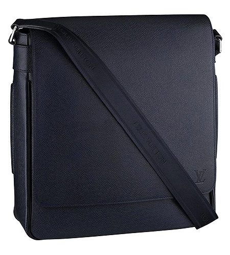 Louis Vuitton Milo Taiga Leather Black