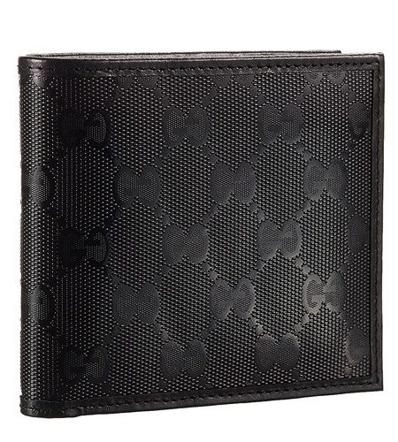 Gucci Supreme Bi-Fold Canvas Wallet Black