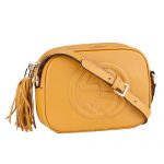 Gucci Soho Disco Shoulder Strap Bag Yellow
