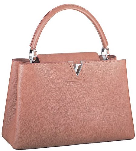 Louis Vuitton Capucines Dark Peach
