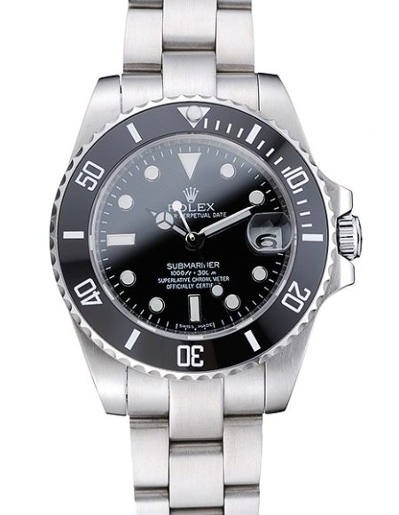 Rolex Submariner Date Black Dial Stainless Steel Bracelet 1454153