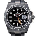 Rolex Swiss Explorer Black Ceramic Bezel Black Dial Watch 98239