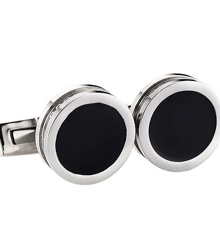 Hugo Boss Simony Round Silver Cufflinks 700647