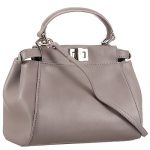 Fendi Peekaboo Mini Grey Bag