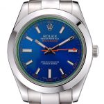 Rolex Milgauss Blue Dial Stainless Steel Case And Bezel  622838
