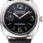 Panerai Radiomir Black Seal Black Dial Black Leather Bracelet