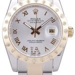 Rolex Datejust Diamond Bezel White Dial 7464
