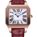 Cartier Santos 100 Polished Rose Gold Bezel 621919