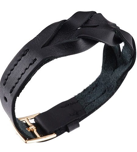 Hermes Hippique Gold Hardware Bracelet Black