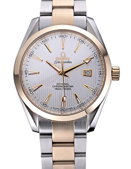 Omega Seamaster White Dial Two Tone  622167
