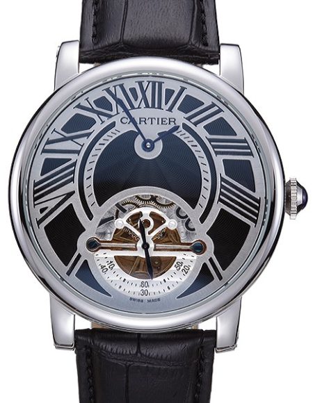 Cartier Rotonde Flying Tourbillon Black Dial 621941
