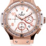 Hublot Big Bang Tutti Frutti White Strap Gold Dial