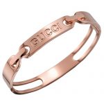 Gucci Horsebit Rose Gold Bracelet 700501