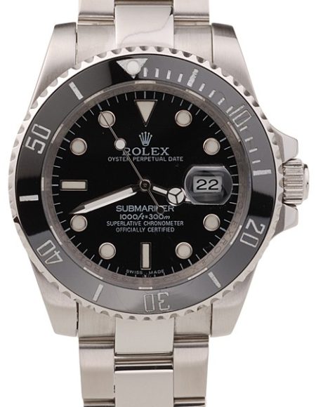 Rolex Submariner Black Ceramic Bezel Black Dial 98235