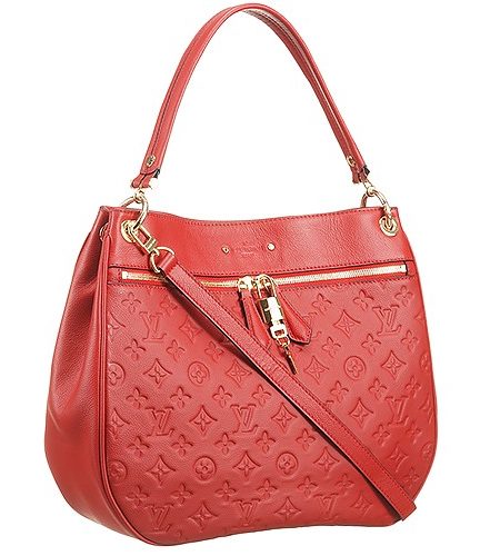 Louis Vuitton Monogram Empreinte Spontini Red Bag 18927240