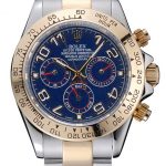 Rolex Cosmograph Daytona Blue Dial Two Tone Stainless Steel Bracelet 1454246