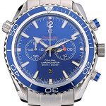 Omega Seamaster Planet Ocean Blue Bezel Blue Dial Stainless Steel Strap 80239
