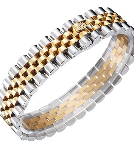 Rolex Jubilee Gold And Stainless Steel Link Bracelet 700767