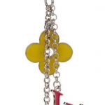Louis Vuitton Replica Red, Yellow, Green Enameled LV Monogram Bag Charm