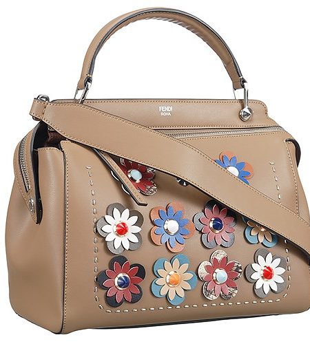 Fendi Flowerland Dotcom Khaki Bag 18927087