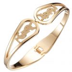 Saint Laurent Logo Gold Bracelet 700599