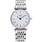 Longines La Grande Classique Stainless Steel White Dial Diamond Bezel Femme  622110