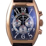 Franck Muller Casablanca White Dial Numbers Rose Gold Bezel 80304