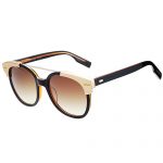 Dior Black Tie Gold And Brown Frame Sunglasses 308396