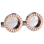 Rolex Replica Business Rose Gold Cufflinks 700780