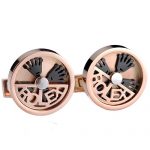 Rolex Design Logo Rose Gold Cufflinks 700775