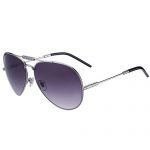 Gucci Aviator Silver Sunglasses 307823