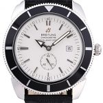 Breitling Certifie SuperOcean White Dial Black Watch
