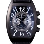Franck Muller Casablanca White Dial Numbers Black Croco Strap 80302