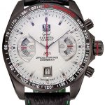 Tag Heuer Carrera Black Stainless Steel Case White Dial 98246