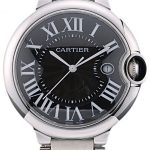Cartier Ballon Bleu 42mm Black Dial Stainless Steel Case And Bracelet