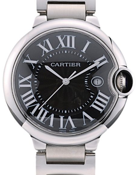 Cartier Ballon Bleu 42mm Black Dial Stainless Steel Case And Bracelet