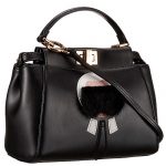 Fendi Peekaboo Karlito Capsule Black Bag