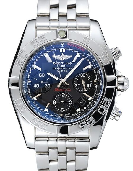 Swiss Breitling Certifie Stainless Steel Bezel Grey Dial 80287