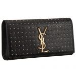 Saint Laurent Classic Monogramme Studded Clutch 608309