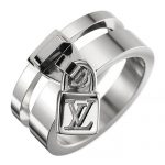 Louis Vuitton Lockit Silver Ring 700691