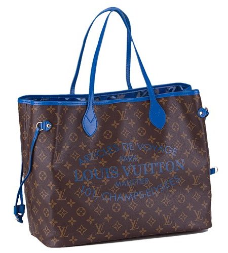 Louis Vuitton Monogram Neverfull GM Grand Bleu