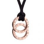 Bvlgari Double Logo Rose Gold Necklace 700673