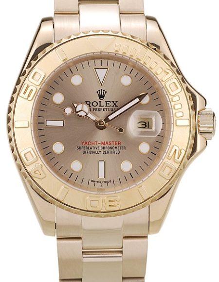 Rolex Yacht Master Gold Bezel Gold Dial 98232