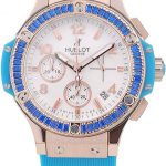 Hublot Big Bang Tutti Frutti Blue Strap Gold Dial