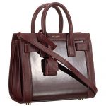 Saint Laurent Classic Sac Du Jour Dark Red Bag