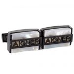 Aigner Logo Business Black Cufflinks 700632