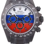 Rolex Cosmograph Daytona Black Bracelet Russian Flag Dial 7472