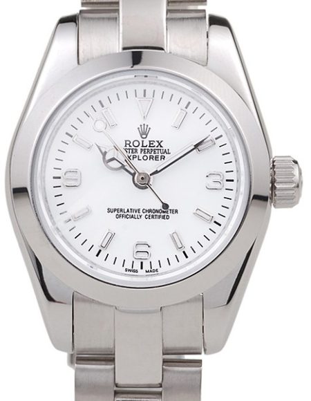 Rolex Explorer Polished Stainless Steel White Dial 98088